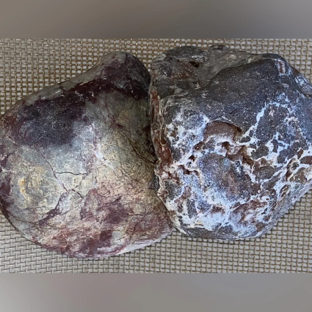 2 Beautiful Decorative Aquarium, Terrarium, Beneficial Bacteria 🦠 Natural Rocks🪨